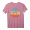 Italienischer Windhund Retro Vintage T-Shirt mit Sonnenuntergang - Perfekt für Hundeliebhaber und Tierfreunde im 60er/70er Stil