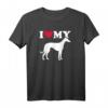 Ich liebe meinen Italienischen Windhund T-Shirt - Perfektes Geschenk für Hundeliebhaber & Hundebesitzer