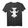 Funny Dog Yoga T-Shirt mit Jack Russell Terrier in Lotus Pose – Perfektes Geschenk für Yoga- und Hundeliebhaber