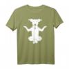 Funny Dog Yoga T-Shirt mit Jack Russell Terrier in Lotus Pose – Perfektes Geschenk für Yoga- und Hundeliebhaber