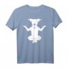 Funny Dog Yoga T-Shirt mit Jack Russell Terrier in Lotus Pose – Perfektes Geschenk für Yoga- und Hundeliebhaber