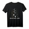 Lustiges Hund Pferd Reiter Never Walk Alone T-Shirt – Perfekte Geschenkidee für Hundeliebhaber & Pferdefreunde zu Weihnachten & Geburtstag