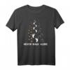 Lustiges Hund Pferd Reiter Never Walk Alone T-Shirt – Perfekte Geschenkidee für Hundeliebhaber & Pferdefreunde zu Weihnachten & Geburtstag