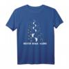 Lustiges Hund Pferd Reiter Never Walk Alone T-Shirt – Perfekte Geschenkidee für Hundeliebhaber & Pferdefreunde zu Weihnachten & Geburtstag