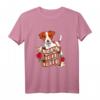 Born to Be Loved Geschenk für Terrier-Besitzer - Niedliches Jack Russell T-Shirt für Hundeliebhaber, ideal zu Feiertagen und besonderen Anlässen