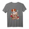 Born to Be Loved Geschenk für Terrier-Besitzer - Niedliches Jack Russell T-Shirt für Hundeliebhaber, ideal zu Feiertagen und besonderen Anlässen
