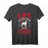 Life is better with a Jack Russell Terrier T-Shirt – Perfektes Geschenk für Hundeliebhaber und Züchter