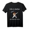 Life is better with a Jack Russell Terrier T-Shirt – Lustiges Geschenk für Hundeliebhaber, Hundebesitzer & Tierfreunde zu Weihnachten, Ostern & Geburtstag
