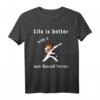 Life is better with a Jack Russell Terrier T-Shirt – Lustiges Geschenk für Hundeliebhaber, Hundebesitzer & Tierfreunde zu Weihnachten, Ostern & Geburtstag