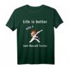 Life is better with a Jack Russell Terrier T-Shirt – Lustiges Geschenk für Hundeliebhaber, Hundebesitzer & Tierfreunde zu Weihnachten, Ostern & Geburtstag