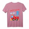 Kinder 2. Geburtstag Junge Feuerwehr Zweites Feuerwehrauto T-Shirt - Perfektes Geschenk zum Geburtstag