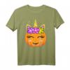 Niedliches Kürbis Halloween Jack O Lantern Kinder Mädchen T-Shirt - Perfekt für Halloween und festliche Anlässe