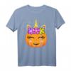 Niedliches Kürbis Halloween Jack O Lantern Kinder Mädchen T-Shirt - Perfekt für Halloween und festliche Anlässe