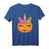 Niedliches Kürbis Halloween Jack O Lantern Kinder Mädchen T-Shirt - Perfekt für Halloween und festliche Anlässe
