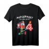 Kinder Geburtstag Feuerwehr T-Shirt – Aufgepasst ich bin jetzt 4 Jahre, lustiges Design für kleine Feuerwehr-Fans zum Geburtstag