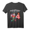 Kinder Geburtstag Feuerwehr T-Shirt – Aufgepasst ich bin jetzt 4 Jahre, lustiges Design für kleine Feuerwehr-Fans zum Geburtstag