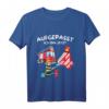 Kinder Geburtstag Feuerwehr T-Shirt – Aufgepasst ich bin jetzt 4 Jahre, lustiges Design für kleine Feuerwehr-Fans zum Geburtstag