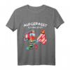 Kinder Geburtstag Feuerwehr T-Shirt – Aufgepasst ich bin jetzt 4 Jahre, lustiges Design für kleine Feuerwehr-Fans zum Geburtstag
