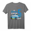 Kinder 5. Geburtstag Polizei T-Shirt für Jungen - Lustiges Geburtstagsoutfit mit Polizeiauto & Zahl 5