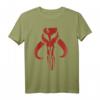 Star Wars Mandalorian Skull Bold Chest Logo T-Shirt - Offiziell lizenzierte Star Wars Fanbekleidung