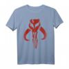 Star Wars Mandalorian Skull Bold Chest Logo T-Shirt - Offiziell lizenzierte Star Wars Fanbekleidung