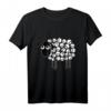 Schaf mit Totenköpfen Shirt für Mädchen und Damen - Metal Rock T-Shirt, perfektes Geschenk für Rock- und Metal-Fans