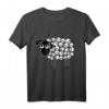 Schaf mit Totenköpfen Shirt für Mädchen und Damen - Metal Rock T-Shirt, perfektes Geschenk für Rock- und Metal-Fans