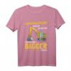 Kinder Entschuldigung das ich zu spät bin Bagger T-Shirt – Lustiges Design für Schulstart, Einschulung & Schulanfang für Jungen und Mädchen