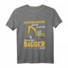 Kinder Entschuldigung das ich zu spät bin Bagger T-Shirt – Lustiges Design für Schulstart, Einschulung & Schulanfang für Jungen und Mädchen