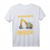 Kinder Entschuldigung das ich zu spät bin Bagger T-Shirt – Lustiges Design für Schulstart, Einschulung & Schulanfang für Jungen und Mädchen