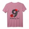 Niedliches Marienkäfer T-Shirt für Mädchen zum 9. Geburtstag – Lustiges Insekten Shirt für Käfer-Fans und Naturliebhaberinnen