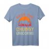 Save The Chubby Unicorns T-Shirt - Vintage Retro Sonnen Shirt mit Einhorn-Parodie, Lustiges Tiermotiv, Ideal als Geschenk im 70er/80er Stil