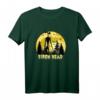 Cryptid Yellow Moon with Bats and Siren Head T-Shirt – Perfekt für Halloween, Supernatural Fans und Folklore-Enthusiasten