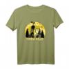 Cryptid Yellow Moon with Bats and Siren Head T-Shirt – Perfekt für Halloween, Supernatural Fans und Folklore-Enthusiasten