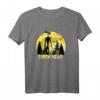 Cryptid Yellow Moon with Bats and Siren Head T-Shirt – Perfekt für Halloween, Supernatural Fans und Folklore-Enthusiasten
