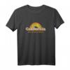 Retro California T-Shirt Vintage 70s Rainbow Design – Klassisches Old School Style Shirt für California Fans, Touristen & Geschenke