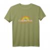 Retro California T-Shirt Vintage 70s Rainbow Design – Klassisches Old School Style Shirt für California Fans, Touristen & Geschenke