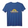 Retro California T-Shirt Vintage 70s Rainbow Design – Klassisches Old School Style Shirt für California Fans, Touristen & Geschenke
