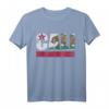 Kalifornische Republik Cali-Flagge Vintage T-Shirt für Herren, Damen und Kinder – Perfektes Souvenir aus San Diego, Los Angeles, San Francisco