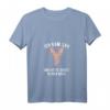 Damen HapFrog T-Shirt mit Katze und V-Ausschnitt - Lustiges Geschenk für Katzenliebhaberinnen mit Sphynx Motiv