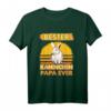 Bester Kaninchen Papa Ever Vatertag Kaninchen T-Shirt – Lustiges Geschenk für Tierliebhaber, Kinder, Damen & Herren