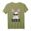 Hasen Nope Hase Kaninchen T-Shirt – Lustiges Geschenk für Tierliebhaber, Kinder & Erwachsene zu Weihnachten, Ostern, Geburtstag