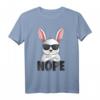 Hasen Nope Hase Kaninchen T-Shirt – Lustiges Geschenk für Tierliebhaber, Kinder & Erwachsene zu Weihnachten, Ostern, Geburtstag