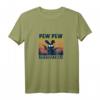 Pew Pew Madafakas Hasen Kaninchen Vintage lustiges Geschenk T-Shirt - Perfekt für Tierliebhaber, Humor und Retro Look
