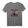 Pew Pew Madafakas Hasen Kaninchen Vintage lustiges Geschenk T-Shirt - Perfekt für Tierliebhaber, Humor und Retro Look