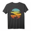 Bunny Retro Vintage 60er 70er Sonnenuntergang Kaninchen Säugetier T-Shirt für Tierliebhaber - Unisex Design für Männer, Frauen, Jungen & Mädchen