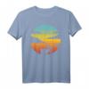 Bunny Retro Vintage 60er 70er Sonnenuntergang Kaninchen Säugetier T-Shirt für Tierliebhaber - Unisex Design für Männer, Frauen, Jungen & Mädchen