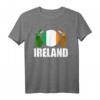 Irland Flagge Kaninchen Tier Silhouette T-Shirt - Perfekt für Irland-Liebhaber & irische Erben