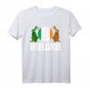 Irland Flagge Kaninchen Tier Silhouette T-Shirt - Perfekt für Irland-Liebhaber & irische Erben