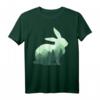Kaninchen Hase Surreal T-Shirt - Doppelbelichtetes Wildtier-Design für Natur- und Tierliebhaber, ideal für Outdoor, Ostern und kreative Statements